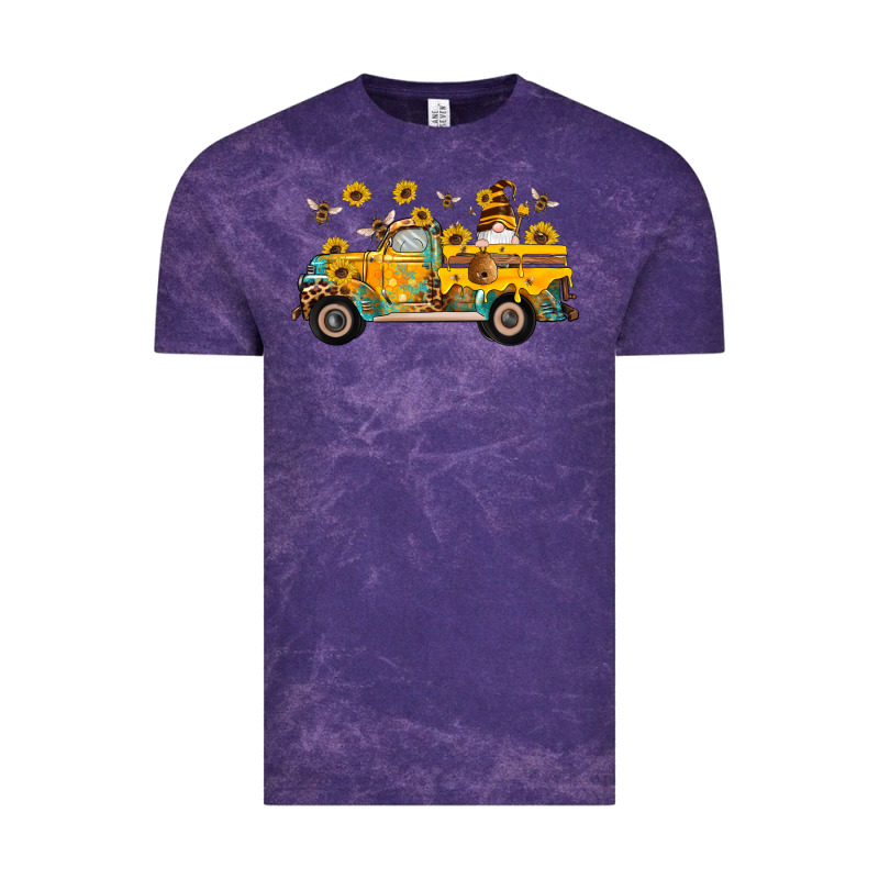 Western Bee Gnomes Truck Sunflowers Honeycomb Beehive Honey Turquoise Vintage Tee by Artiststas | Teevron