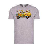 Vintage Zinc western bee gnomes truck sunflowers honeycomb beehive honey turquoise Vintage Tee - Artiststas