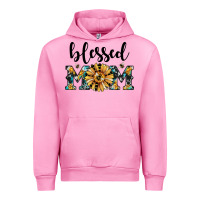Fuchsia Pink blessed mom Urban Hoodie - JahusDesignShop