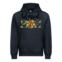 Navy blessed mom Urban Hoodie - JahusDesignShop