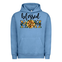 Pigment Pebble Blue blessed mom Urban Hoodie - JahusDesignShop