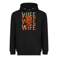 Black wife wife wife Heavyweight Hoodie - texasbilliewilder