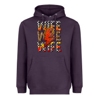 Plum wife wife wife Heavyweight Hoodie - texasbilliewilder