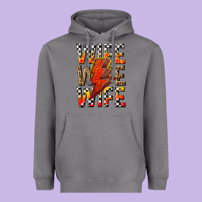 Heavyweight Hoodie wife wife wife