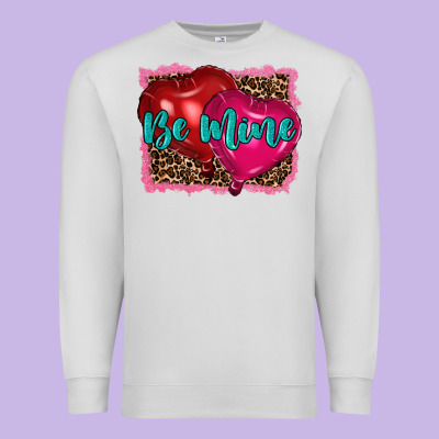 Valentine's Day Be Mine Premium Sweatshirt Designed By Ranaportraitstore