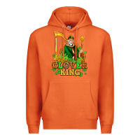 Carrot st patricks clover king  with shamrocks Premium Hoodie - AdoDesignShop