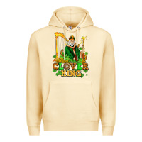 Pina Colada st patricks clover king  with shamrocks Premium Hoodie - AdoDesignShop