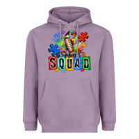 Lavender american football support squad autism Heavyweight Hoodie - Zillion Design Studio