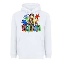 White american football support squad autism Heavyweight Hoodie - Zillion Design Studio