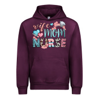 Mauve Wine wife mom nurse Urban Hoodie - BundleAndBundleShop