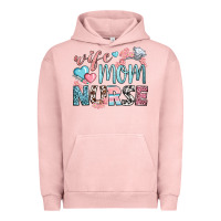 Pigment Salmon wife mom nurse Urban Hoodie - BundleAndBundleShop