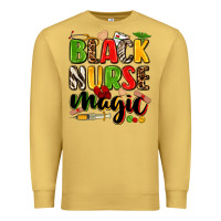 Antique Gold black nurse magic Premium Sweatshirt - Zillion Design Studio
