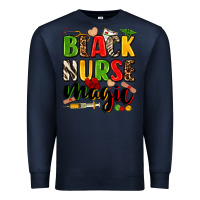 Navy black nurse magic Premium Sweatshirt - Zillion Design Studio