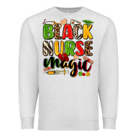 Oatmeal Heather black nurse magic Premium Sweatshirt - Zillion Design Studio