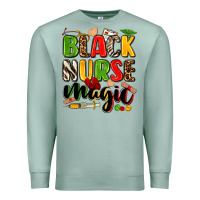 Seafoam black nurse magic Premium Sweatshirt - Zillion Design Studio