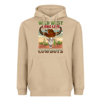Mushroom wild west long live cowboys Heavyweight Hoodie - texasbilliewilder