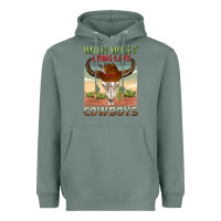 Sage wild west long live cowboys Heavyweight Hoodie - texasbilliewilder