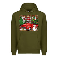 Army Green merry christmas Premium Hoodie - JahusDesignShop