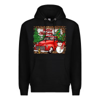 Black merry christmas Premium Hoodie - JahusDesignShop
