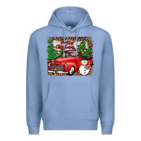 Colony Blue merry christmas Premium Hoodie - JahusDesignShop