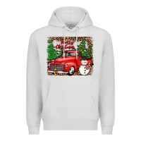 Dove Grey merry christmas Premium Hoodie - JahusDesignShop