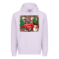 Lilac merry christmas Premium Hoodie - JahusDesignShop