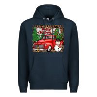 Navy merry christmas Premium Hoodie - JahusDesignShop