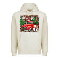 Oatmeal Heather merry christmas Premium Hoodie - JahusDesignShop