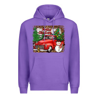 Purple merry christmas Premium Hoodie - JahusDesignShop