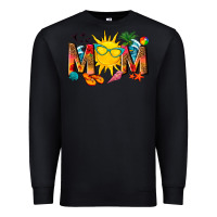 Black summer mom Premium Sweatshirt - texasbilliewilder