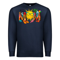 Navy summer mom Premium Sweatshirt - texasbilliewilder