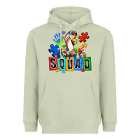 Matcha baseball support squad autism Heavyweight Hoodie - Zillion Design Studio