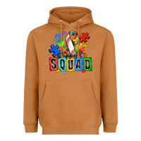 Meerkat baseball support squad autism Heavyweight Hoodie - Zillion Design Studio