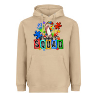 Mushroom baseball support squad autism Heavyweight Hoodie - Zillion Design Studio