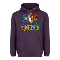 Plum baseball support squad autism Heavyweight Hoodie - Zillion Design Studio