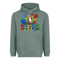 Sage baseball support squad autism Heavyweight Hoodie - Zillion Design Studio
