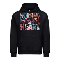Black nursing is a work of heart Urban Hoodie - BundleAndBundleShop