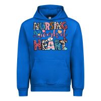 Cobalt nursing is a work of heart Urban Hoodie - BundleAndBundleShop