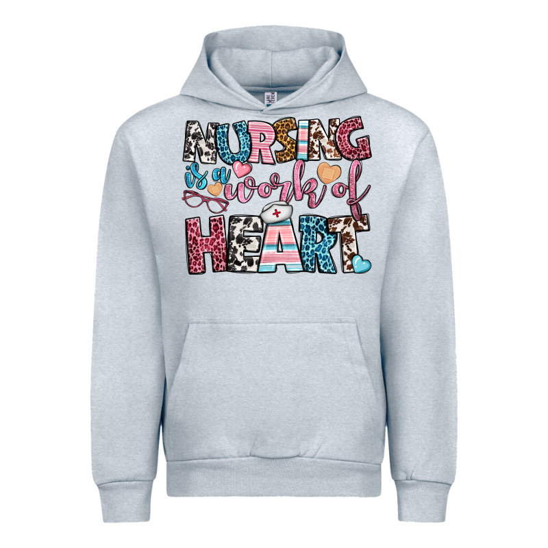 Nursing Is A Work Of Heart Urban Hoodie by BundleAndBundleShop | Teevron
