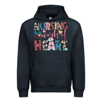 Navy nursing is a work of heart Urban Hoodie - BundleAndBundleShop