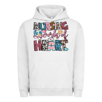 Pigment Lunar Rock nursing is a work of heart Urban Hoodie - BundleAndBundleShop