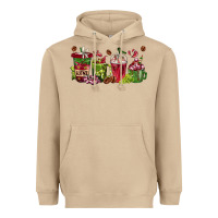 Mushroom wine coffee cups Heavyweight Hoodie - texasbilliewilder