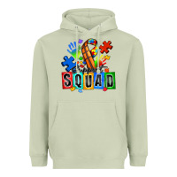 Matcha basketball support squad autism Heavyweight Hoodie - Zillion Design Studio
