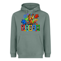 Sage basketball support squad autism Heavyweight Hoodie - Zillion Design Studio