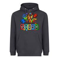 Smoke basketball support squad autism Heavyweight Hoodie - Zillion Design Studio