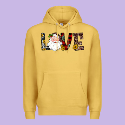 Love Santa Premium Hoodie Designed By Jahusdesignshop