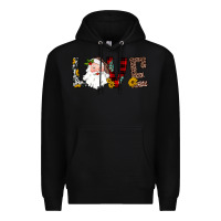 Black love santa Premium Hoodie - JahusDesignShop