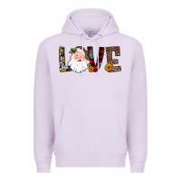 Lilac love santa Premium Hoodie - JahusDesignShop