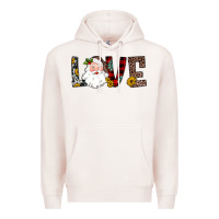 Pale Pink love santa Premium Hoodie - JahusDesignShop