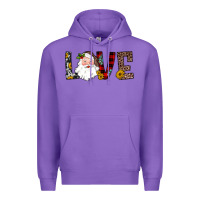 Purple love santa Premium Hoodie - JahusDesignShop